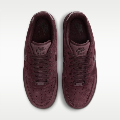Nike Air Force 1 '07 Schuh (Damen) – Burgundy Crush/Schwarz/Burgundy Crush