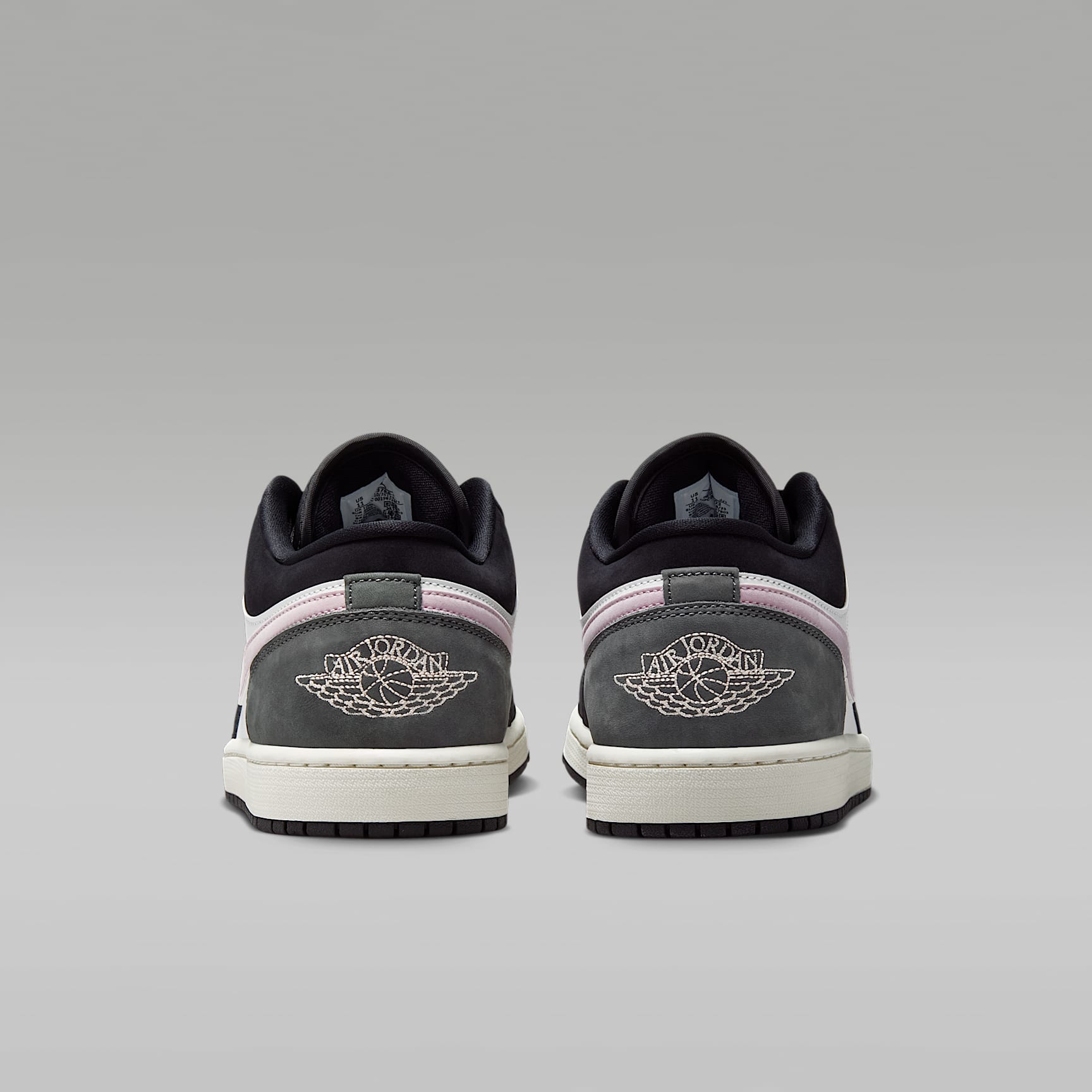 Air Jordan 1 Low SE Herrenschuh – Schwarz/Iron Grey/Weiß/Iced Carmine