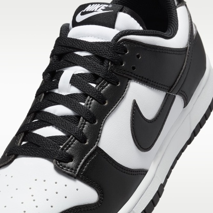 Nike Dunk Low Retro Herrenschuh – Weiß/Weiß/Schwarz