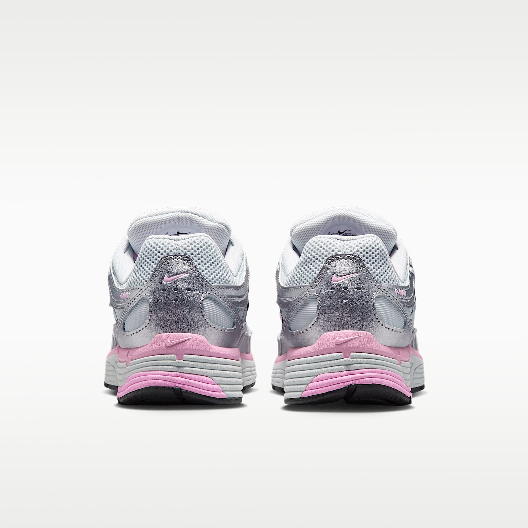 Nike P-6000 Schuh (Damen) – Pure Platinum/Metallic Silver/Schwarz/Pink Rise