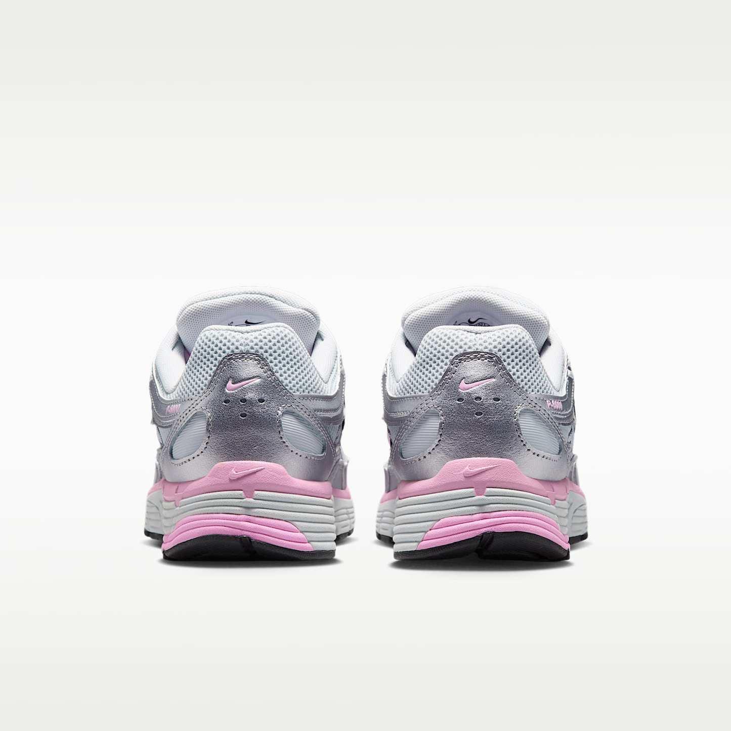 Nike P-6000 Schuh (Damen) – Pure Platinum/Metallic Silver/Schwarz/Pink Rise
