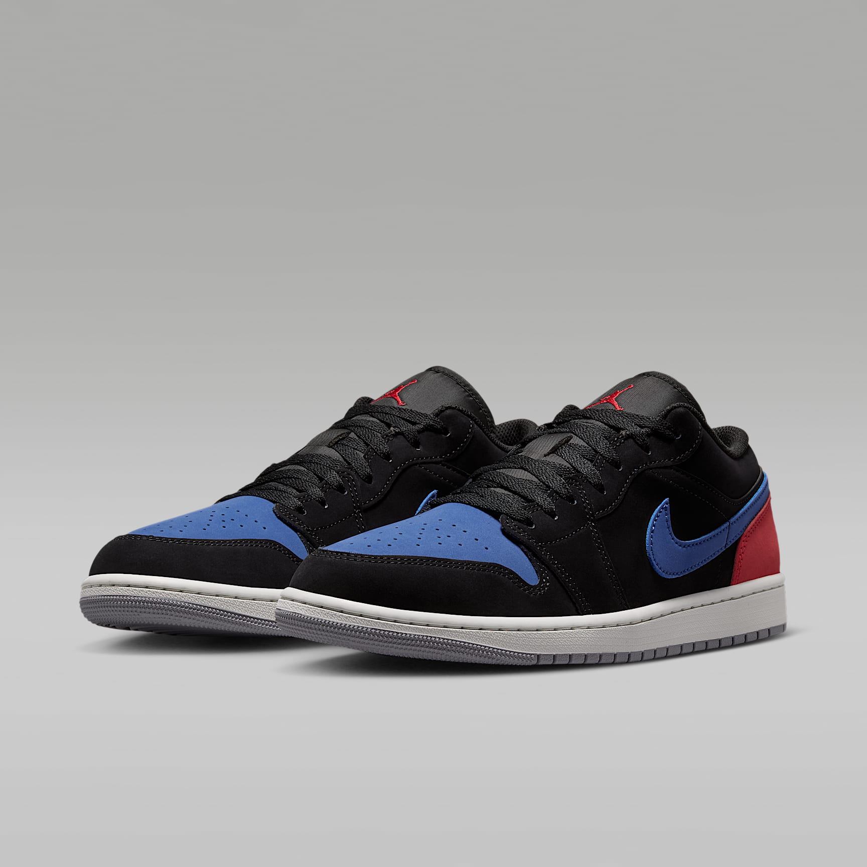 Air Jordan 1 Low Herrenschuh – Schwarz/True Blue/Varsity Red/Summit White