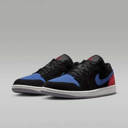 Air Jordan 1 Low Herrenschuh – Schwarz/True Blue/Varsity Red/Summit White