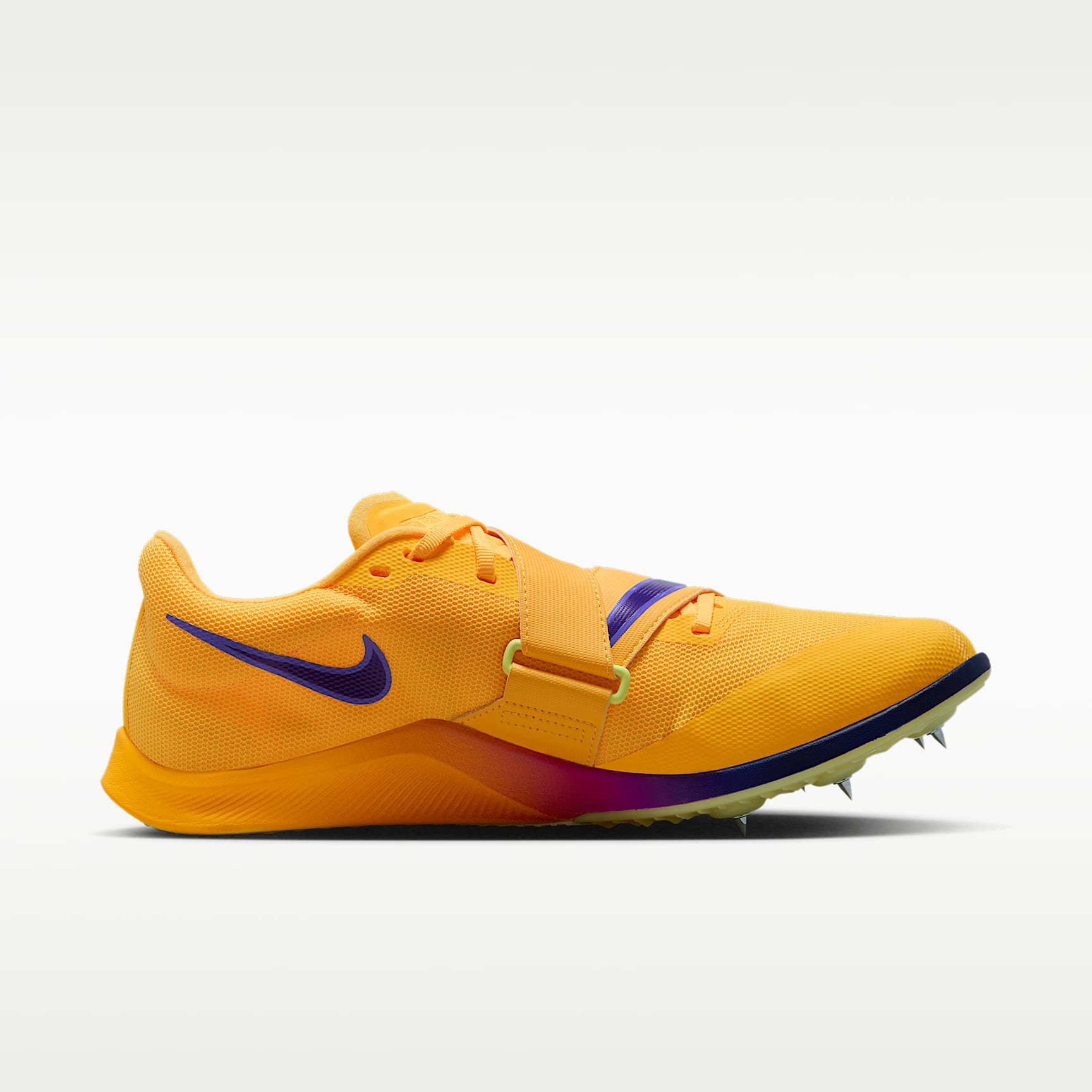 Nike Zoom Rival Jump Sprung-Spikes für Leichtathletik – Citron Pulse/Volt Glow/Hyper Violet/Indigo Burst