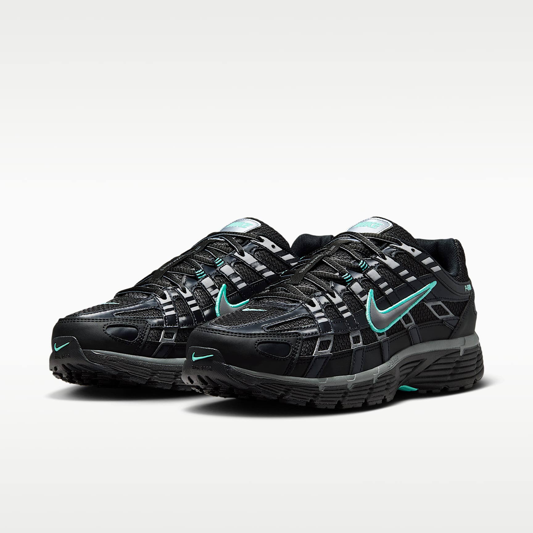 Nike P-6000 Schuh (Herren) – Schwarz/Hyper Turquoise/Cool Grey/Metallic Cool Grey