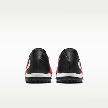 Nike Phantom 6 Low Academy Fußballschuh für Turf – Bright Crimson/Schwarz/Blur
