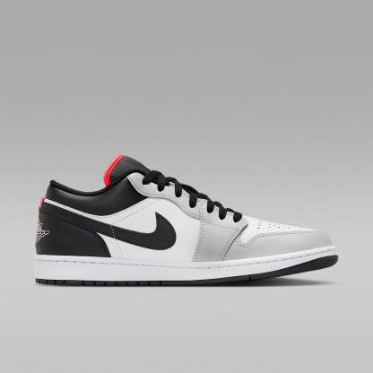 Air Jordan 1 Low Herrenschuh – Neutral Grey/Summit White/Infrared 23/Schwarz