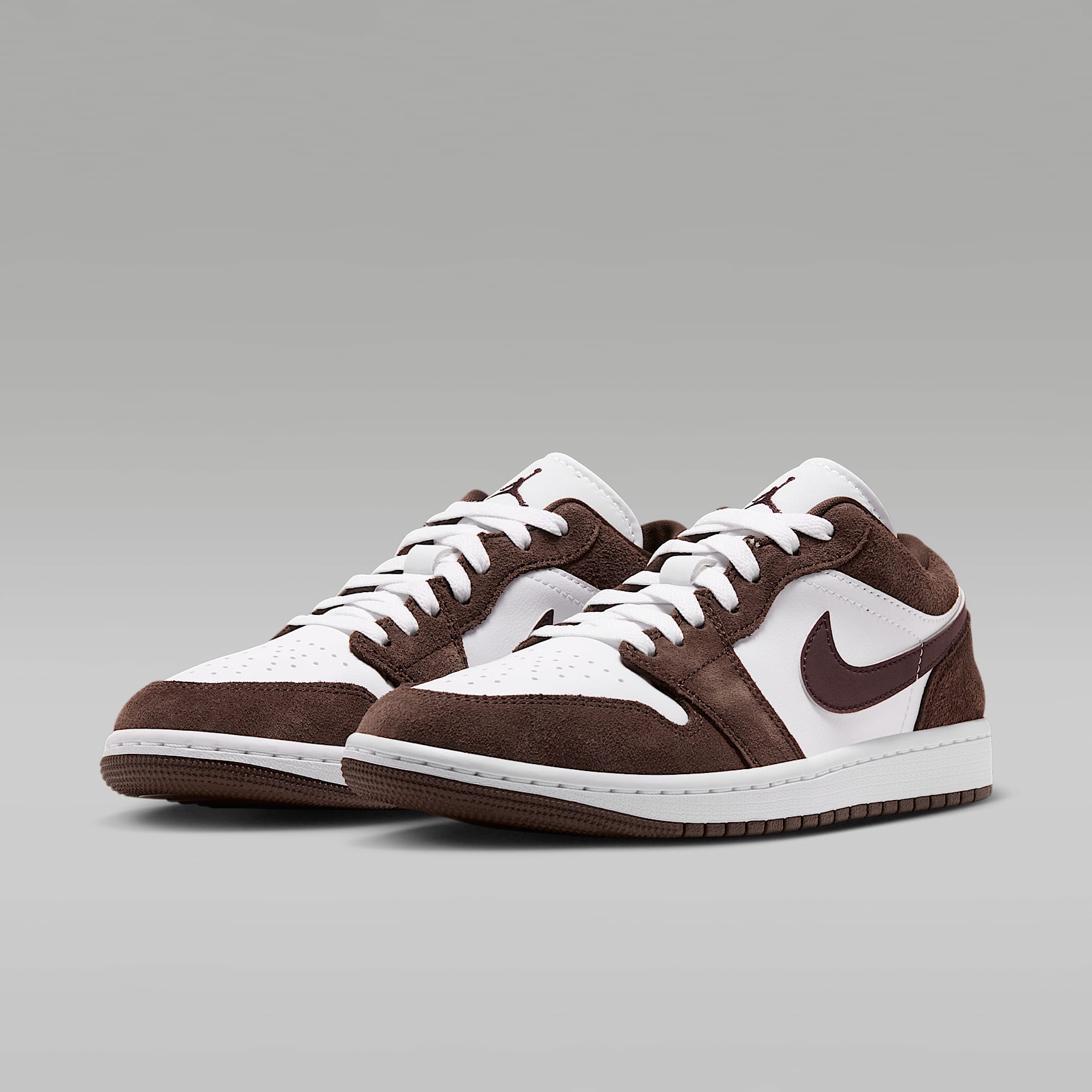 Air Jordan 1 Low Damenschuh – Cacao Wow/Weiß/Bronze Eclipse