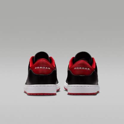 Jordan Court Connect Low Herrenschuhe – Schwarz/Gym Red/Weiß
