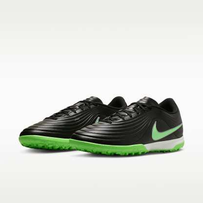 Nike Tiempo Maestro Academy Low-Top-Fußballschuh für Turf – Schwarz/Schwarz/Illusion Green