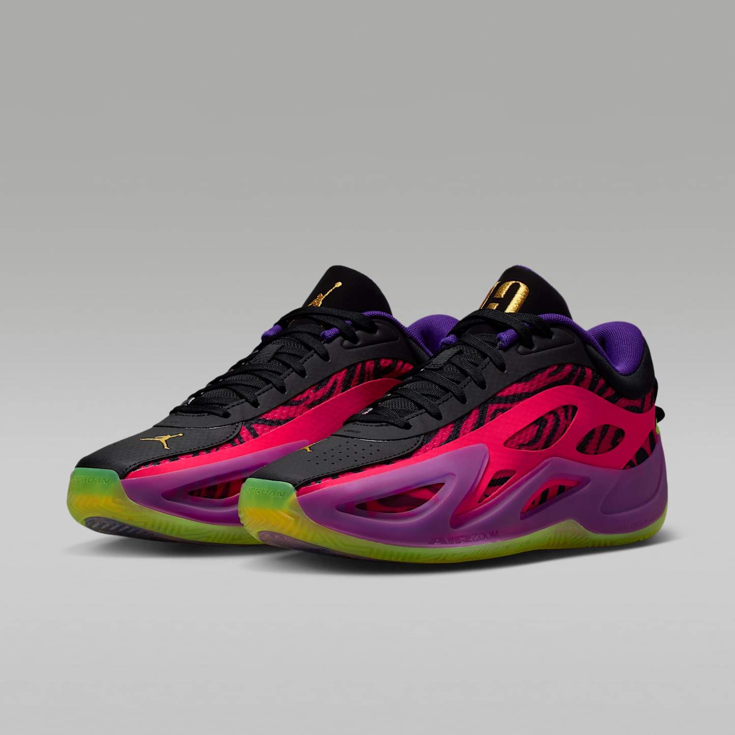 Jordan Heir Series 2 "Oh Sheila" Basketballschuh – Red Orbit/Voltage Purple/Volt/Schwarz