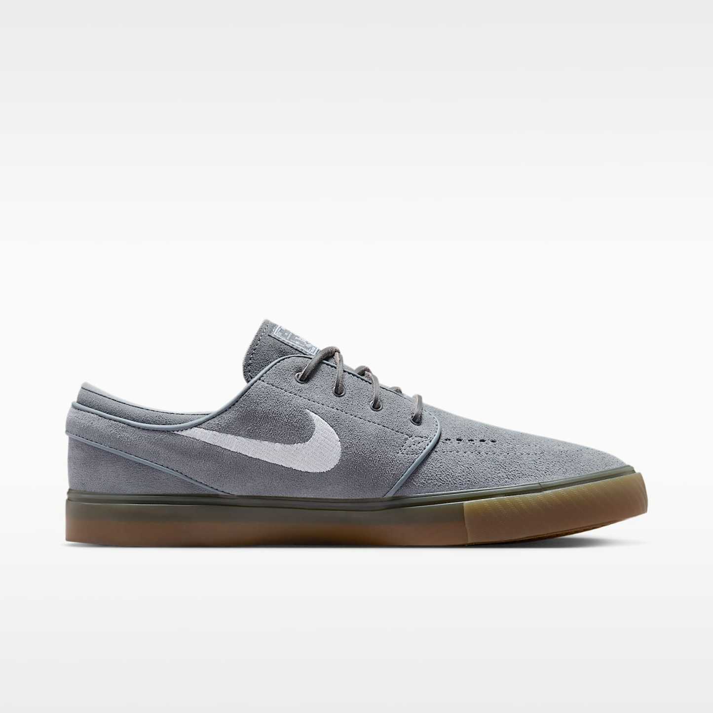 Nike SB Zoom Janoski OG+ Skateschuh – Cool Grey/Cool Grey/Gum Light Brown/Weiß