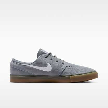 Nike SB Zoom Janoski OG+ Skateschuh – Cool Grey/Cool Grey/Gum Light Brown/Weiß