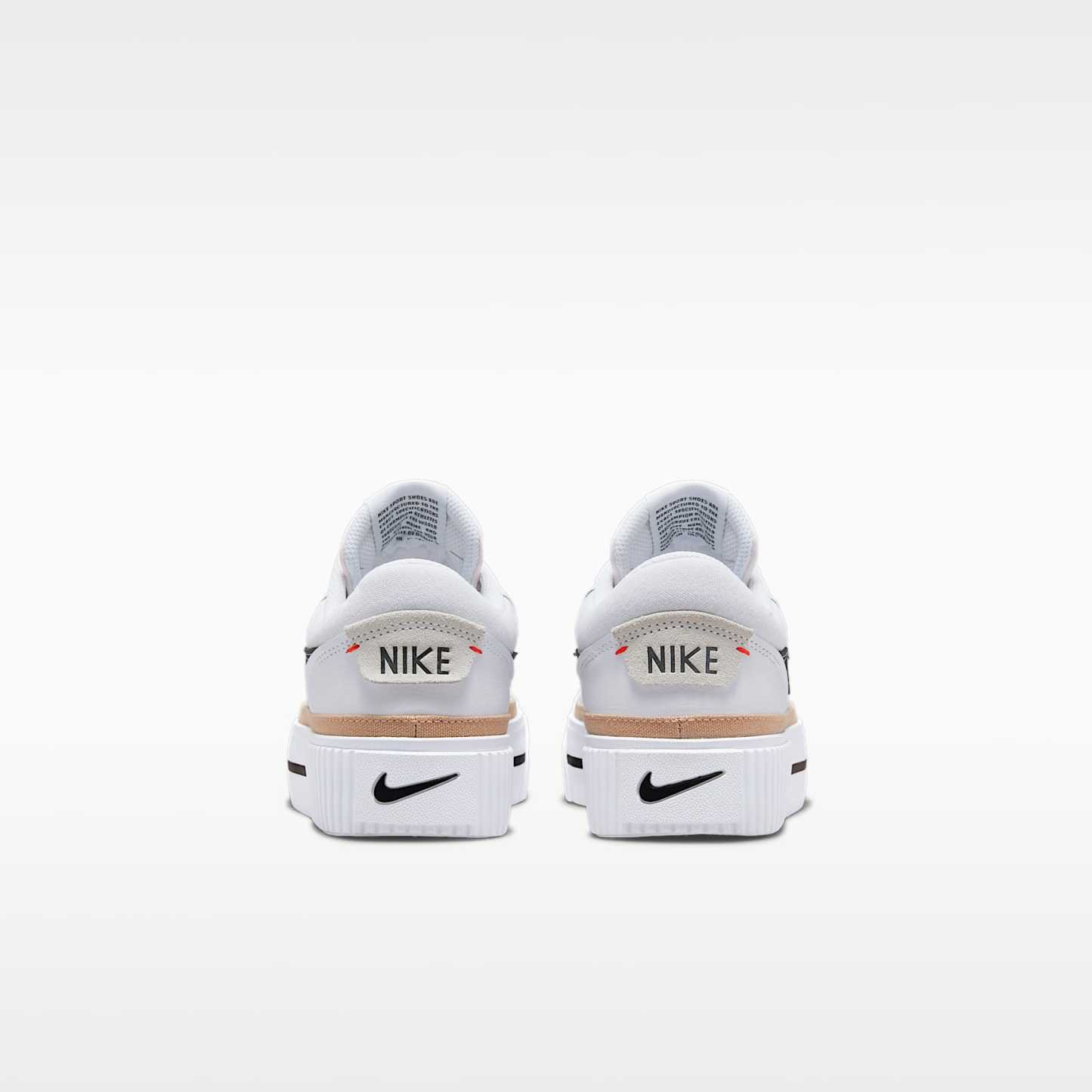 Nike Court Legacy Lift Damenschuh – Weiß/Hemp/Team Orange/Schwarz