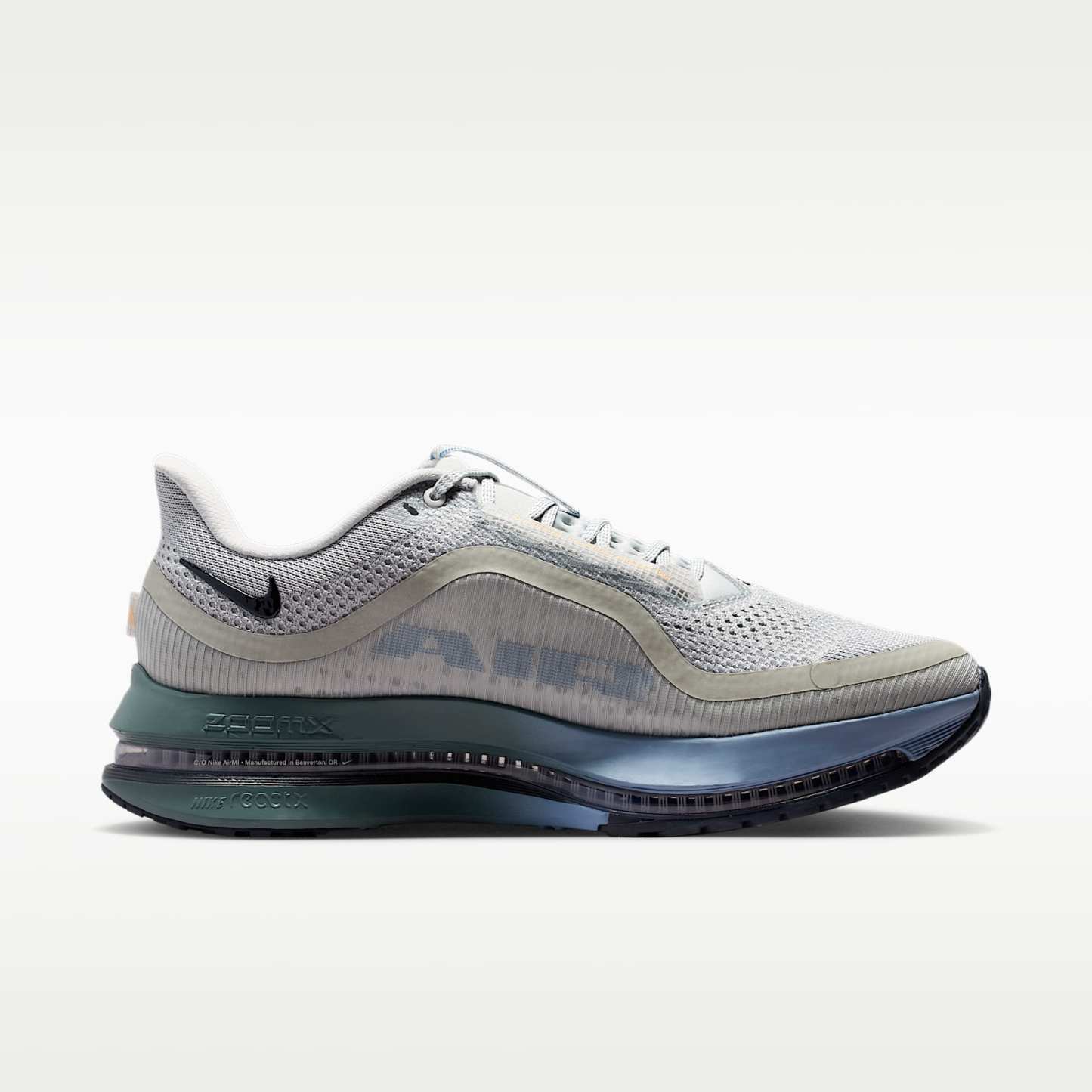 Nike Pegasus Premium Straßenlaufschuh (Herren) – Grey Mist/Mineral Slate/Work Blue/Dark Obsidian