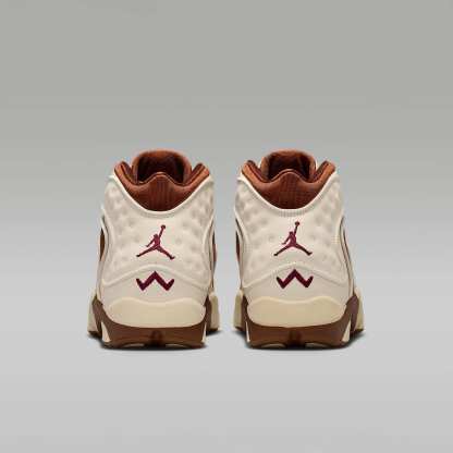 Air Jordan OG Damenschuh – Pale Ivory/Light British Tan/Muslin/Track Red