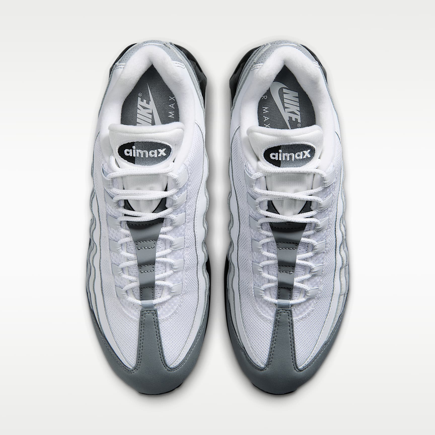 Nike Air Max 95 Big Bubble Schuh (Herren) – Schwarz/Pure Platinum/Wolf Grey/Weiß