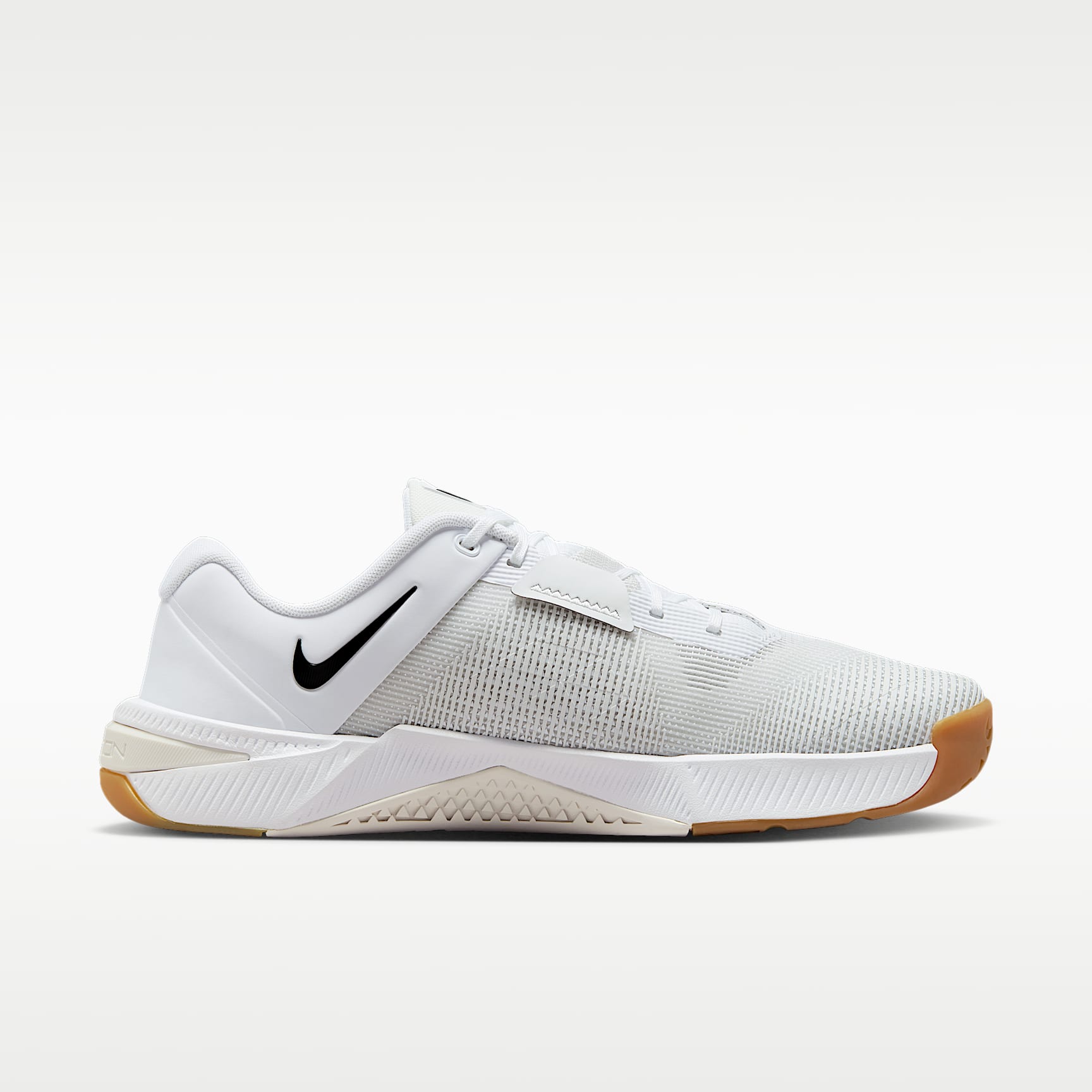 Nike Metcon 10 Workout-Schuh (Herren) – Weiß/Platinum Tint/Gum Light Brown/Schwarz