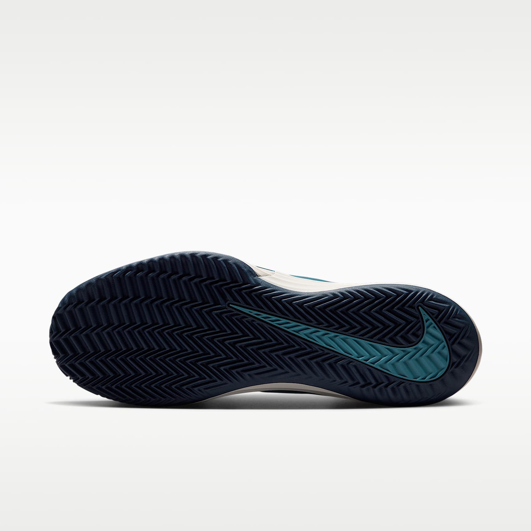 Nike Vapor 12 Clay Court Tennisschuh (Herren) – Smokey Blue/Light Bone/New Slate/Weiß