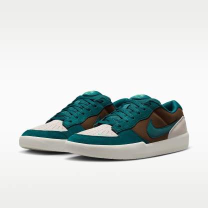 Nike SB Force 58 Skateboardschuh – Mosswood Brown/Light Orewood Brown/Sail/Geode Teal