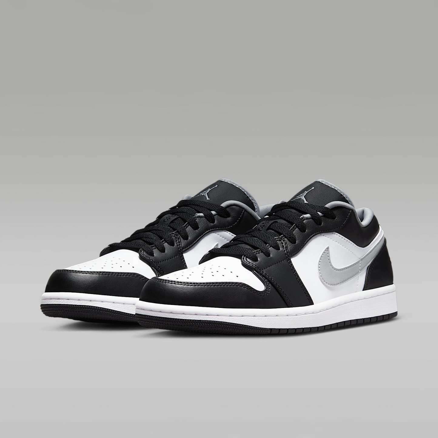 Air Jordan 1 Low Herrenschuh – Schwarz/Weiß/Particle Grey