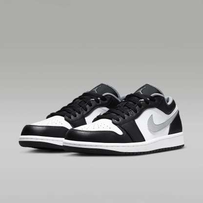 Air Jordan 1 Low Herrenschuh – Schwarz/Weiß/Particle Grey