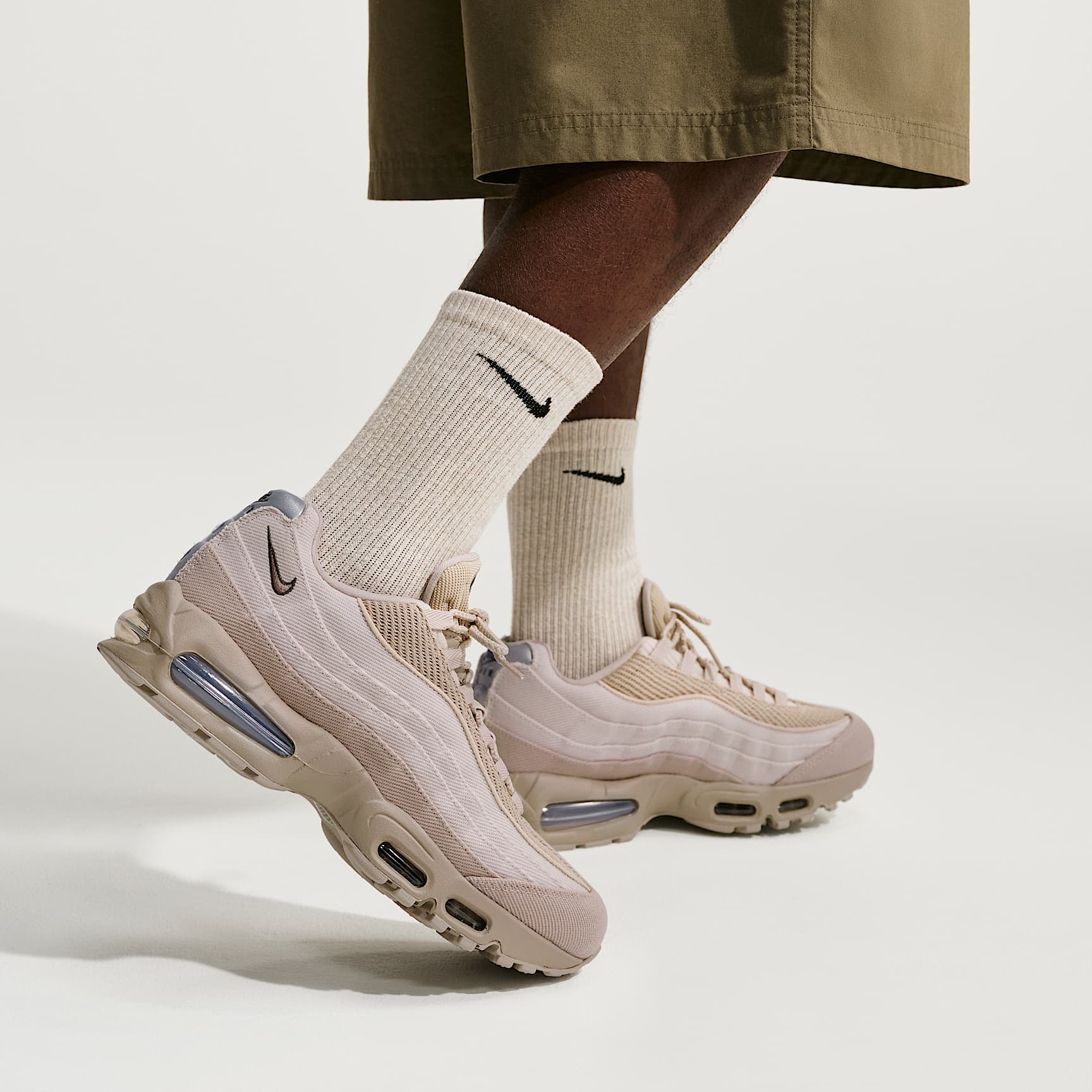 Nike Air Max 95 Big Bubble Schuh (Herren) – Cream II/Light Orewood Brown/Newsprint/Moon Fossil