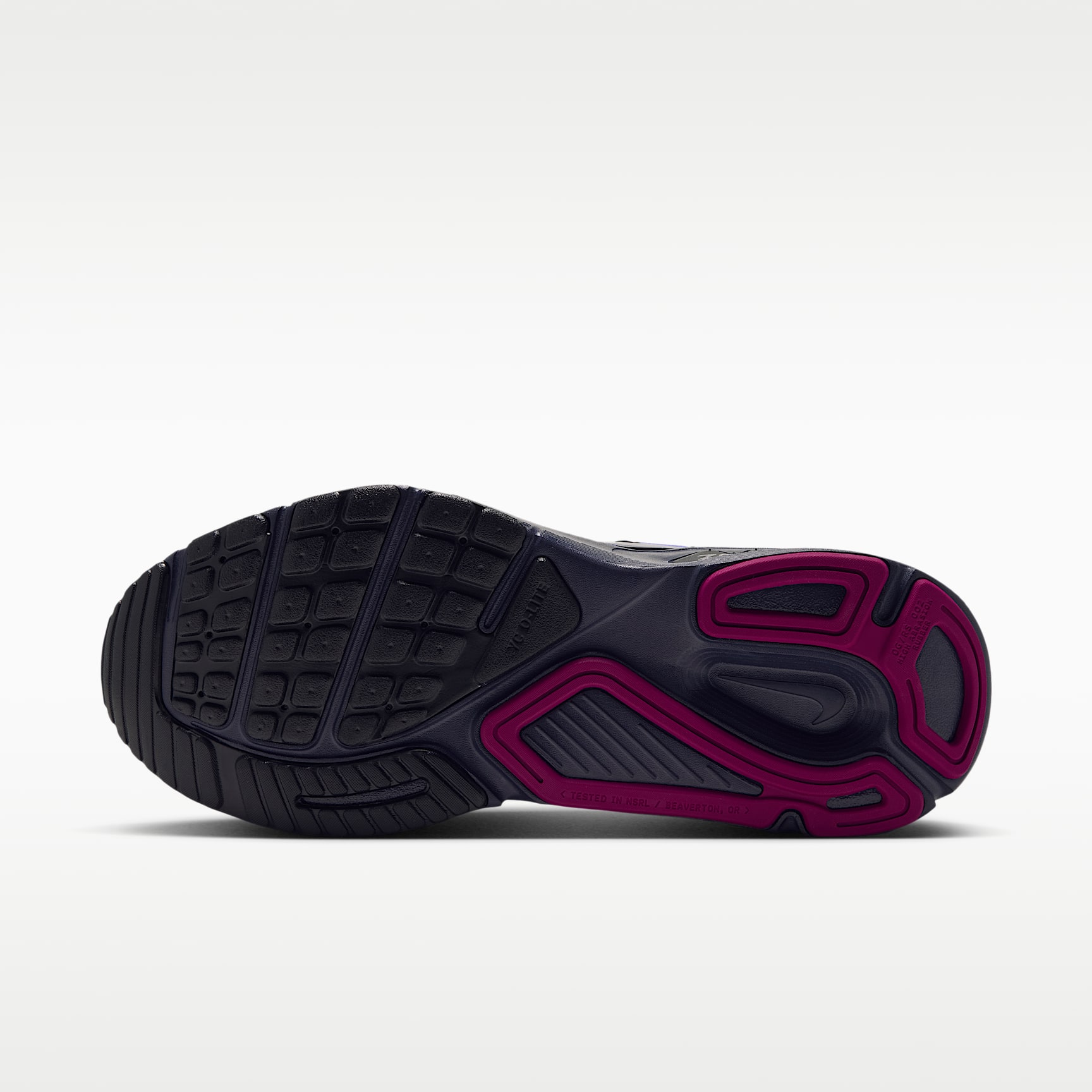 Nike Structure Plus Straßenlaufschuh (Damen) – Schwarz/Persian Violet/Purple Pulse/Metallic Silver