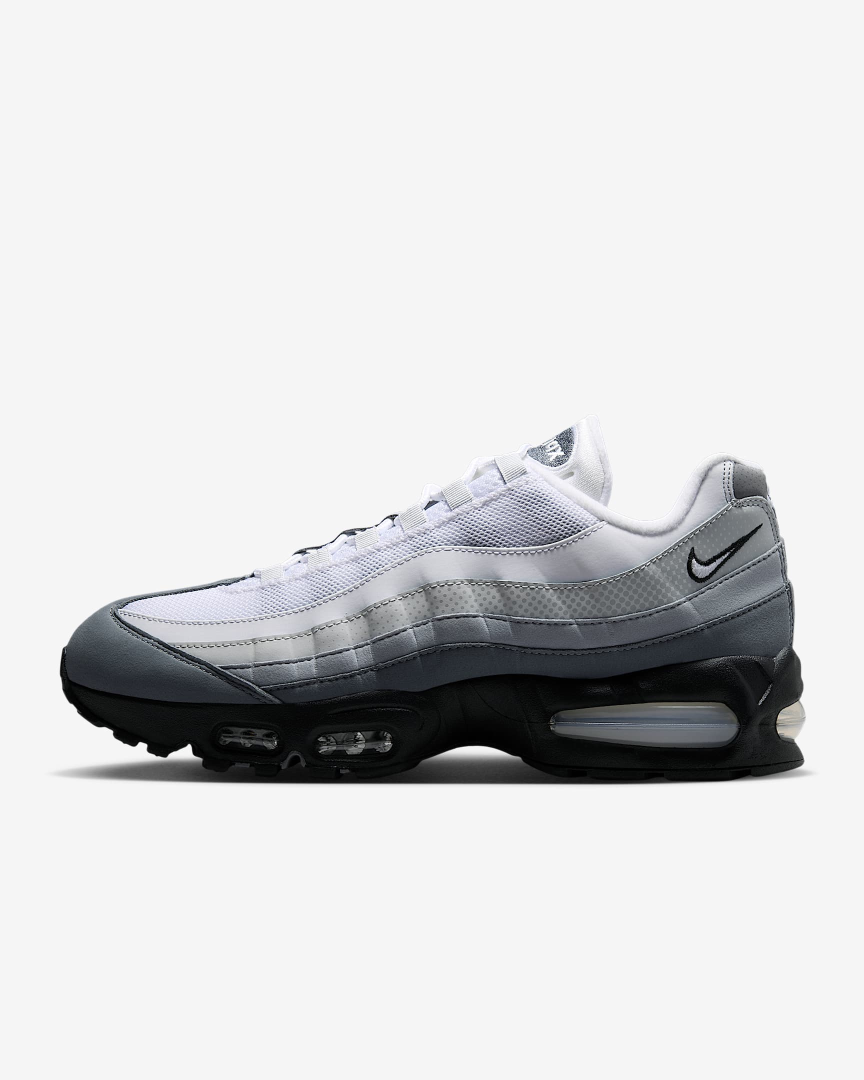 Nike Air Max 95 Big Bubble Schuh (Herren) – Schwarz/Pure Platinum/Wolf Grey/Weiß