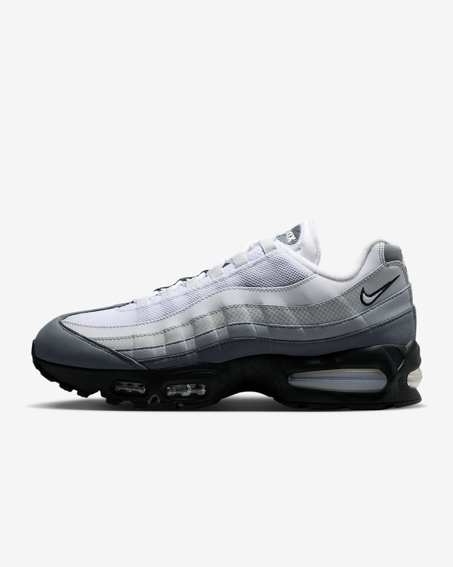 Nike Air Max 95 Big Bubble Schuh (Herren) – Schwarz/Pure Platinum/Wolf Grey/Weiß