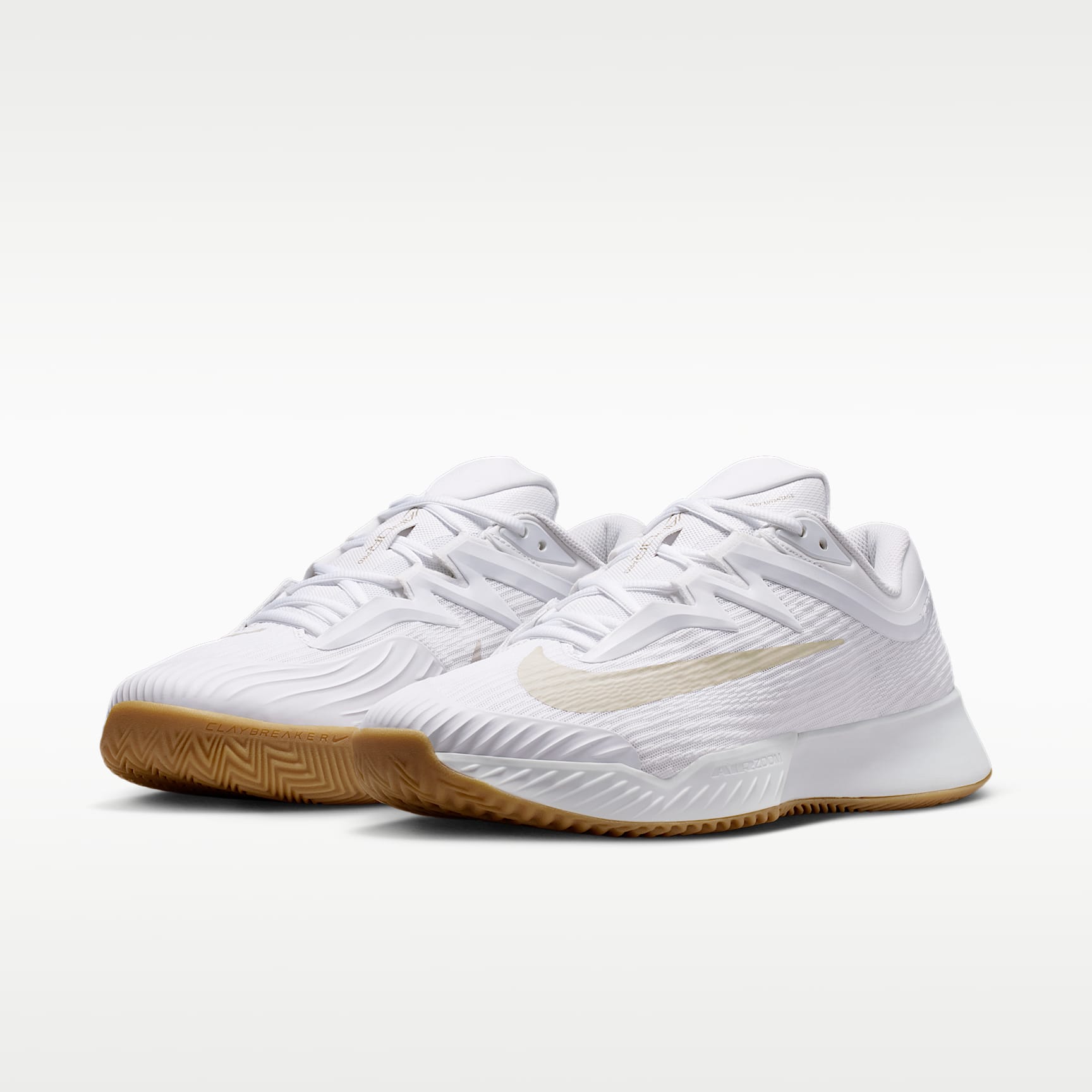 Nike Vapor Pro 3 Clay Court Tennisschuh (Herren) – Weiß/Linen/Linen/Light Orewood Brown