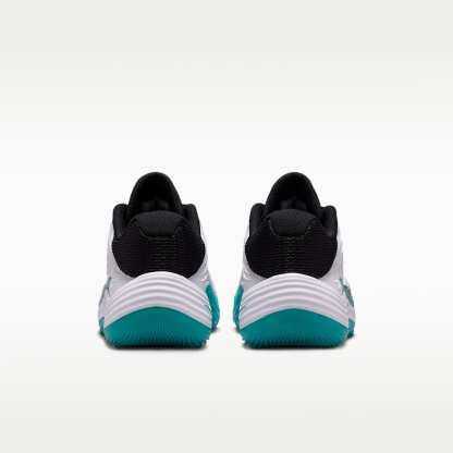 Nike Precision 8 Low Basketballschuh (Herren) – Schwarz/Weiß/Dusty Cactus/Dusty Cactus