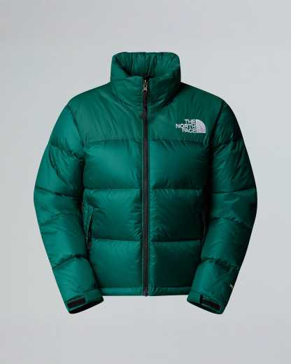 1996 Retro Nuptse Jacke für Damen – Hunter Green
