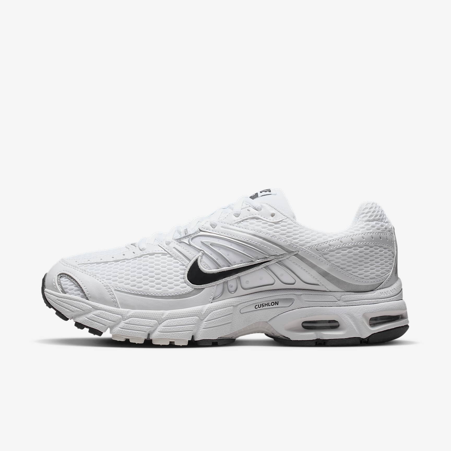Nike Air Max Moto 2K Schuh (Herren) – Weiß/Metallic Silver/Photon Dust/Schwarz