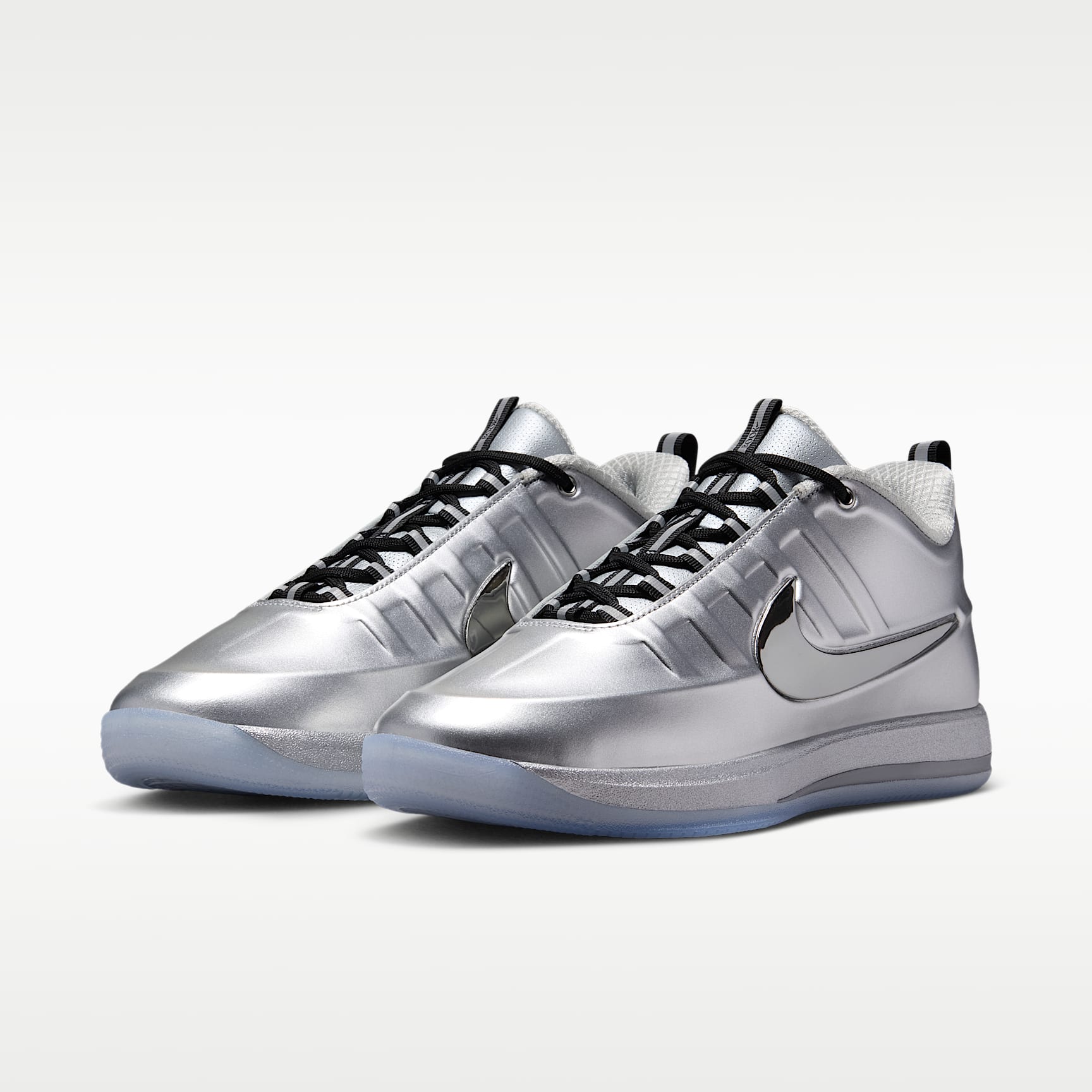 Book 2 "Sunburst" Basketballschuh – Metallic Silver/Schwarz/Metallic Silver
