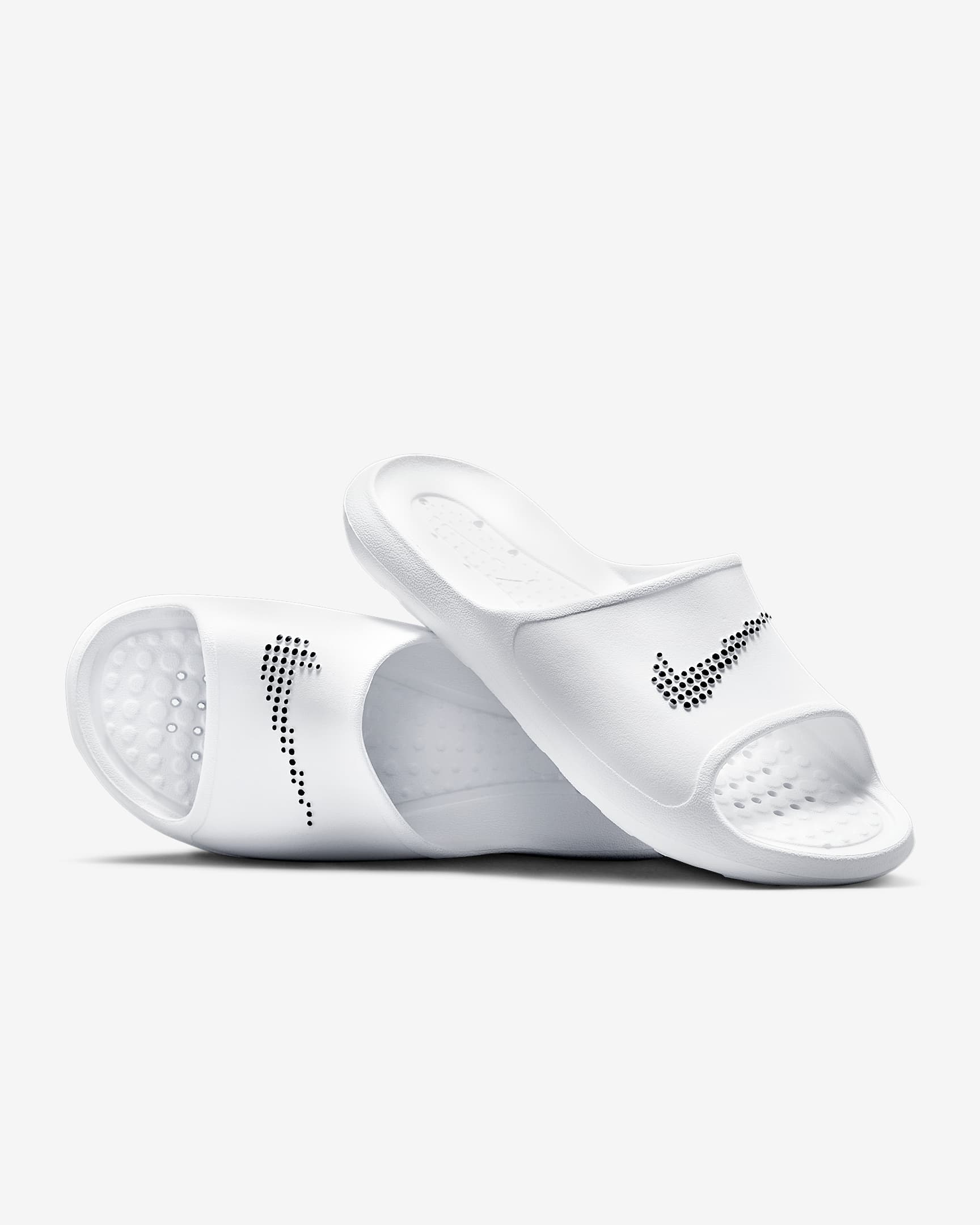 Nike Victori One Herren-Badeslipper – Weiß/Weiß/Schwarz