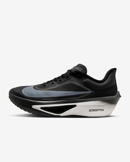 Nike Zoom Fly 6 Straßenlaufschuh für Wettkämpfe (Herren) – Schwarz/Light Smoke Grey/Weiß