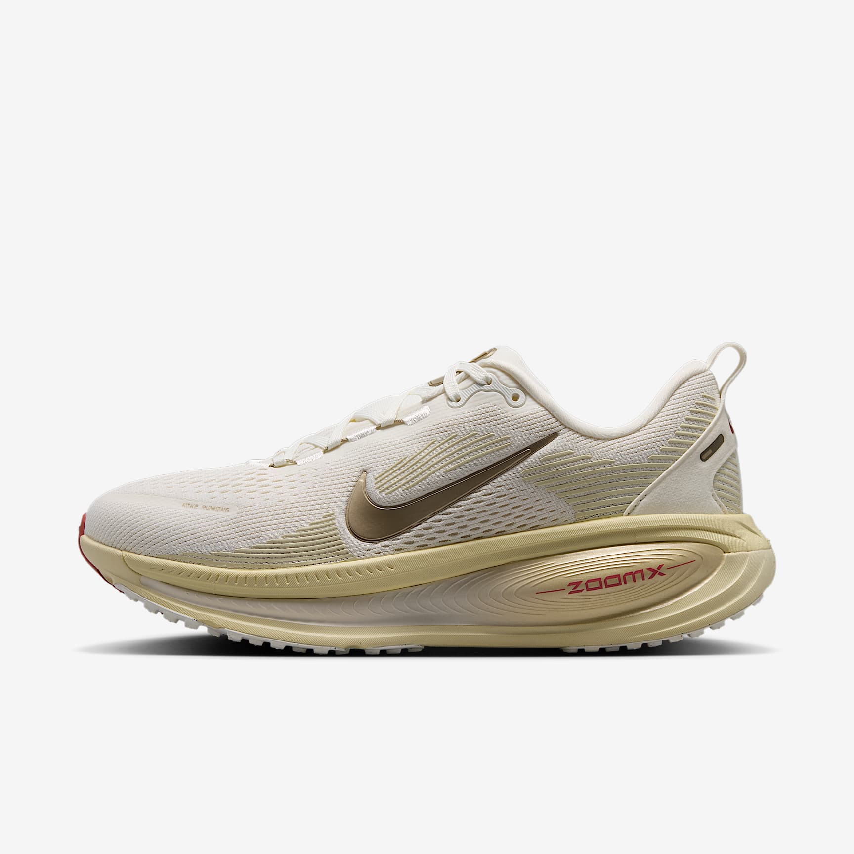 Nike Vomero 18 Straßenlaufschuh (Damen) – Sail/Light Khaki/Filbert/Metallic Gold Grain