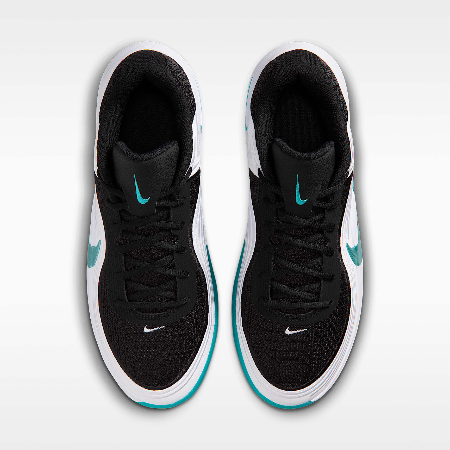 Nike Precision 8 Low Basketballschuh (Herren) – Schwarz/Weiß/Dusty Cactus/Dusty Cactus