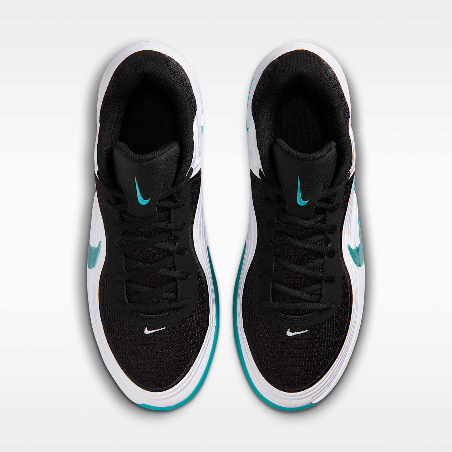 Nike Precision 8 Low Basketballschuh (Herren) – Schwarz/Weiß/Dusty Cactus/Dusty Cactus