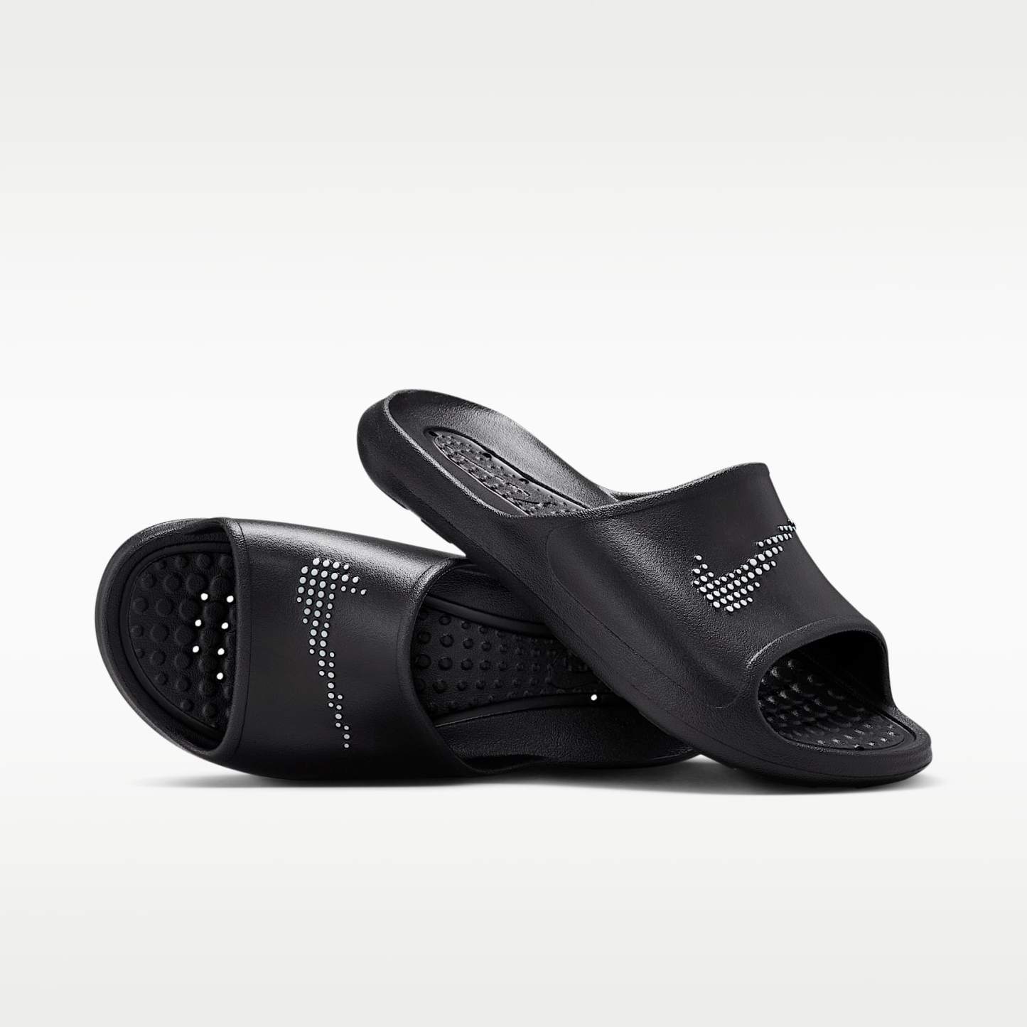 Nike Victori One Herren-Badeslipper – Schwarz/Schwarz/Weiß