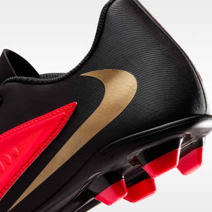 Nike Phantom 6 Low Club Fußballschuh für verschiedene Böden – Bright Crimson/Schwarz/Blur