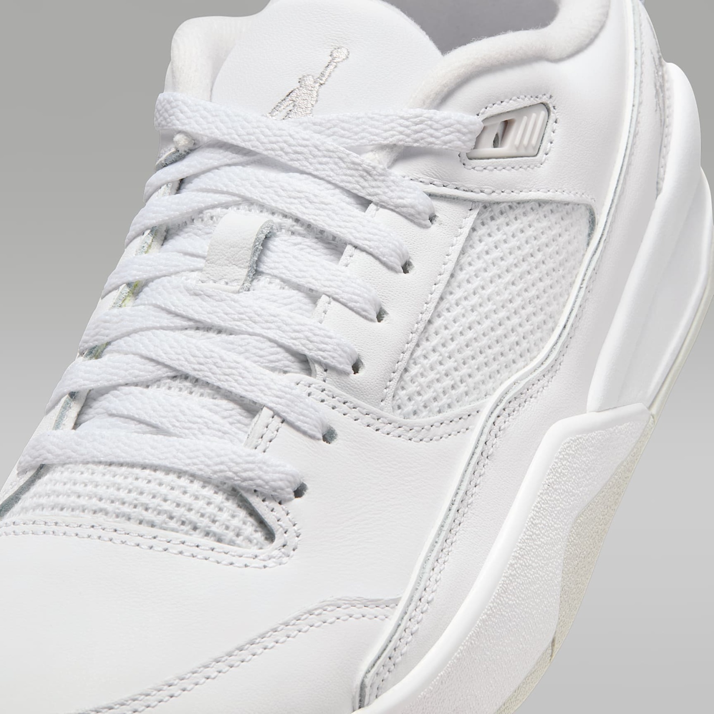 Jordan Flight Court Schuh (Herren) – Weiß/Vast Grey