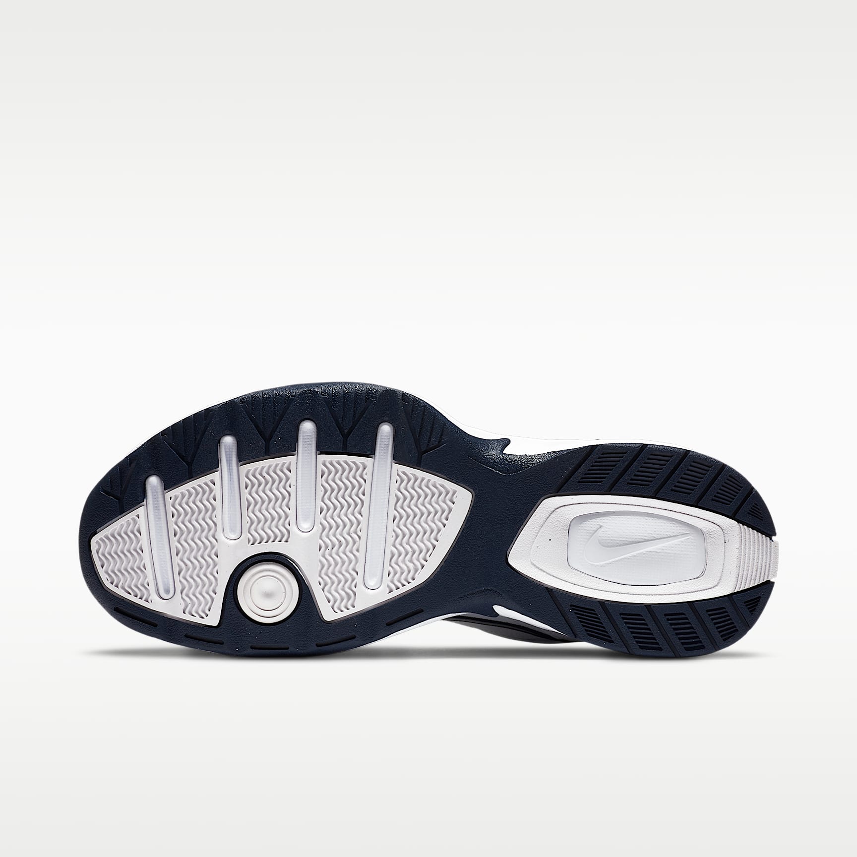 Nike Air Monarch IV Workout-Schuh für Herren – Weiß/Metallic Silver