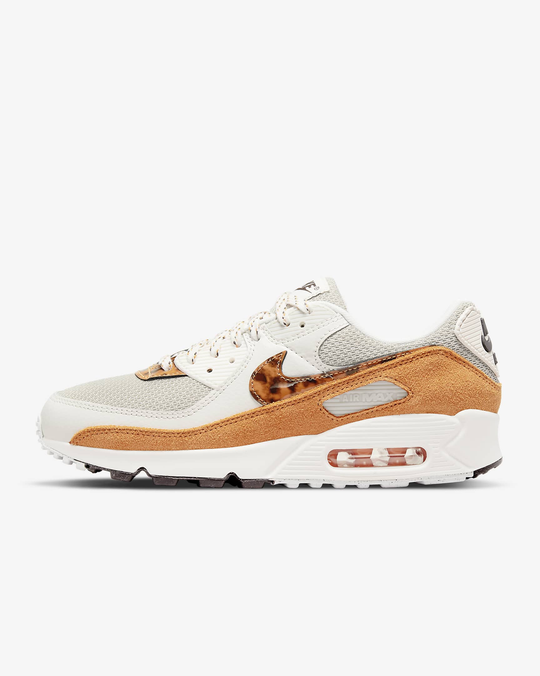 Nike Air Max 90 Damenschuh – Phantom/Velvet Brown/Light Bone/Light Curry