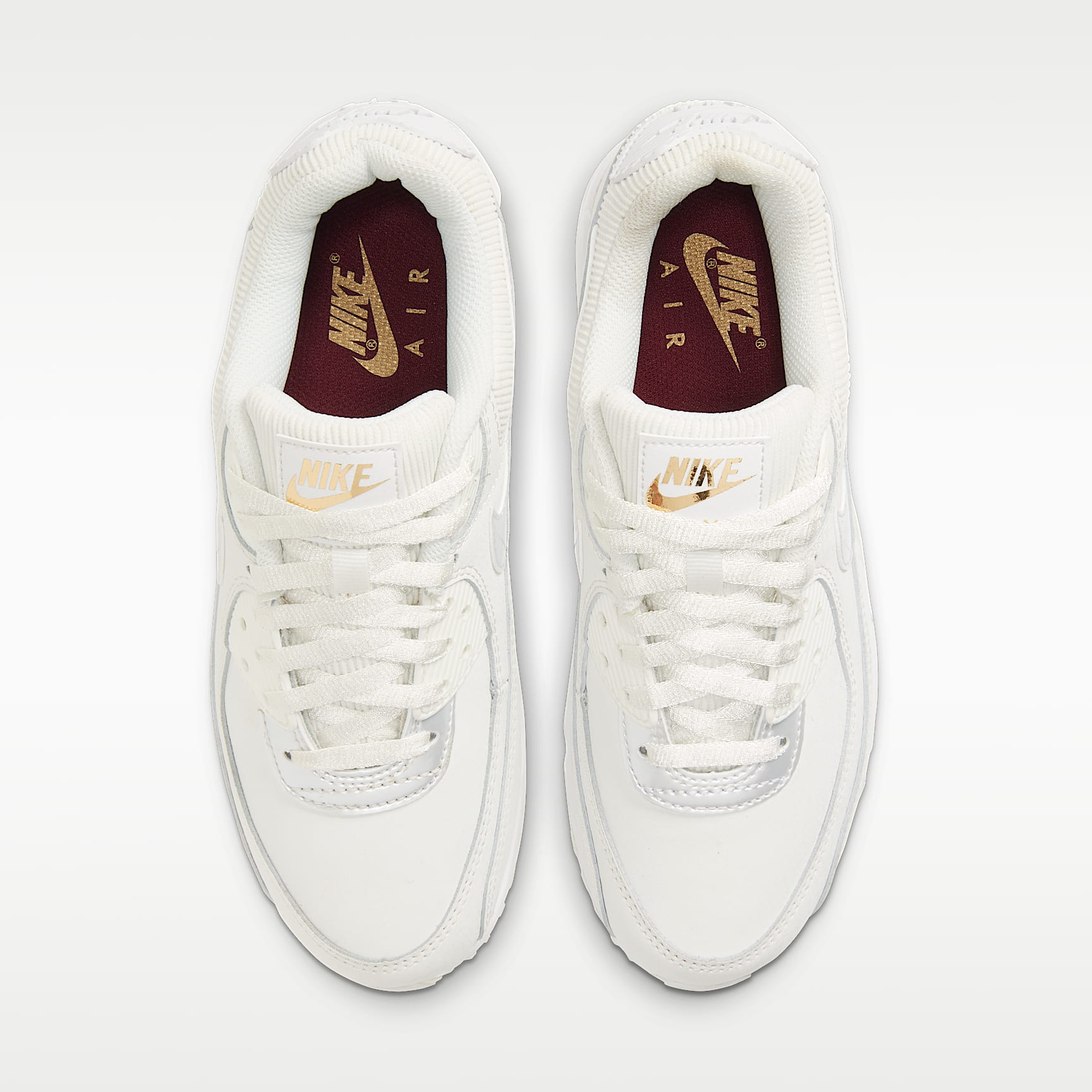 Nike Air Max 90 Damenschuh – Summit White/Dark Beetroot/Weiß/Summit White
