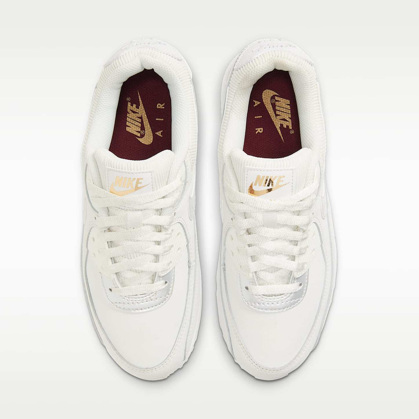 Nike Air Max 90 Damenschuh – Summit White/Dark Beetroot/Weiß/Summit White