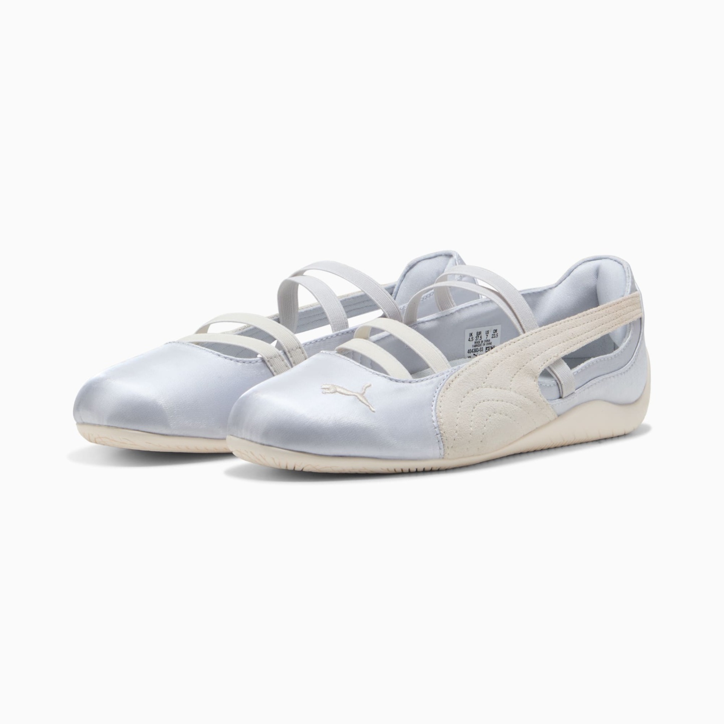 Speedcat Satin Ballet Sneakers Damen - Silver Mist-Warm White