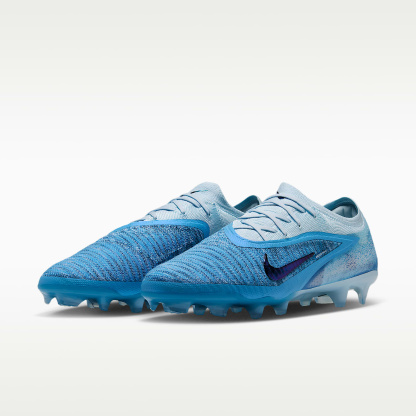 Nike Phantom 6 Low Elite "Erling Haaland" Fußballschuh für normalen Rasen – Baltic Blue/Glacier Blue/Blue Eclipse