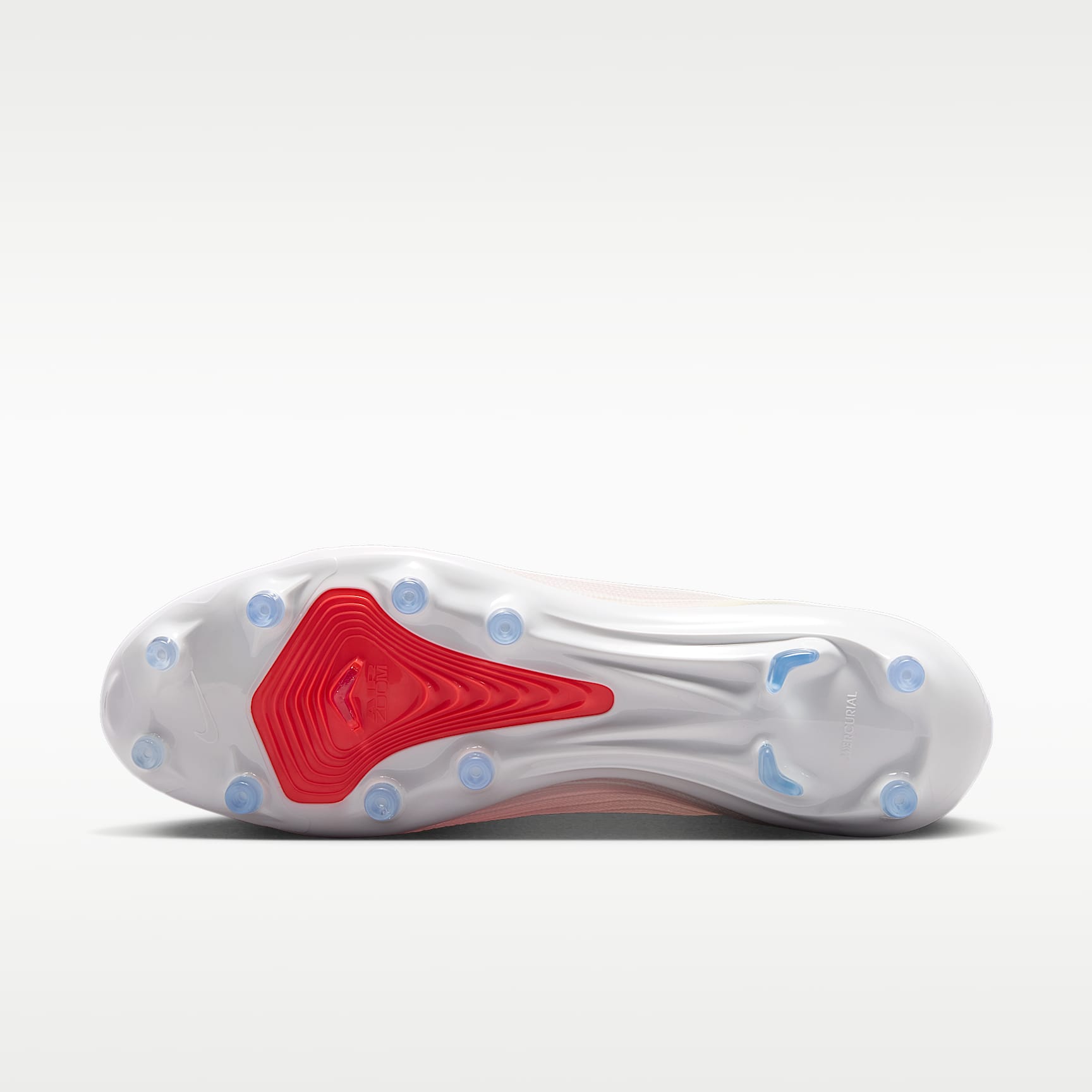 Nike Mercurial Superfly 11 Pro Low-Top-Fußballschuh für Kunstrasen – Weiß/Bright Crimson/Blur